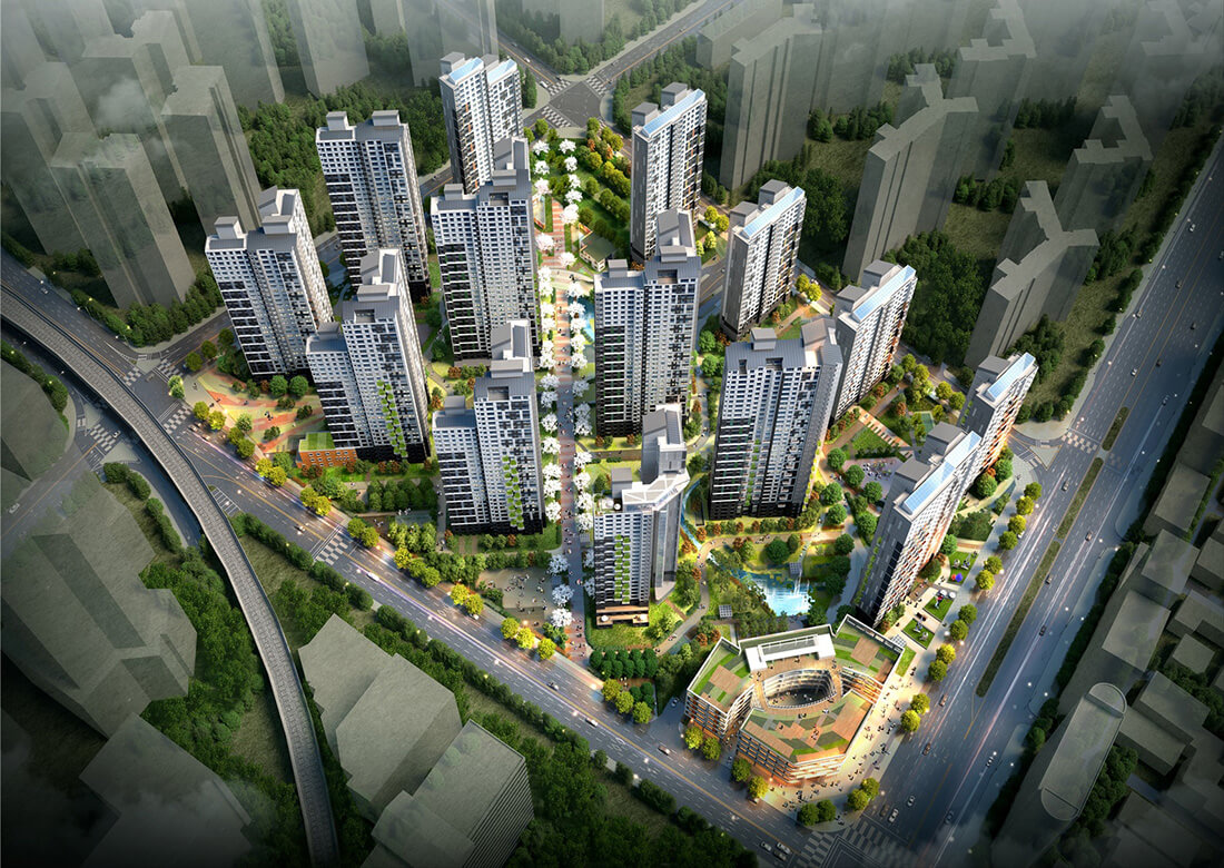 천안 아이파크시티 6단지 단지배치도